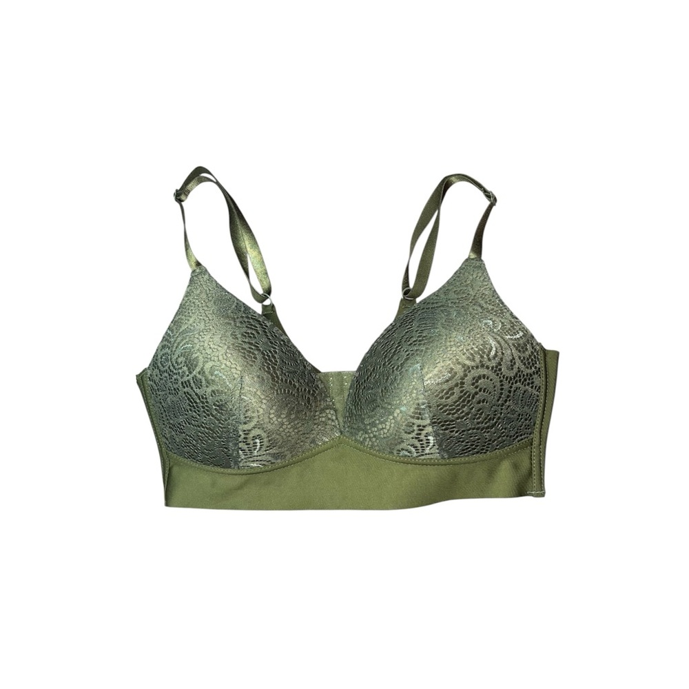 Elegant Lace Olive Bra